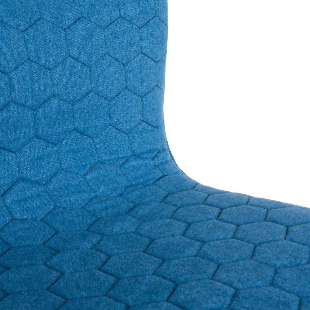 Silla Bar Alta Denny Azul - VIRTUAL MUEBLES