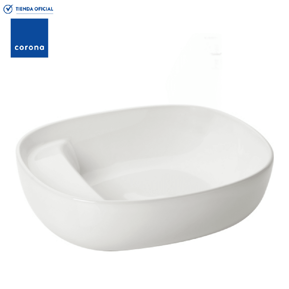 Lavamanos Corona Liquid Vessel Blanco - VIRTUAL MUEBLES