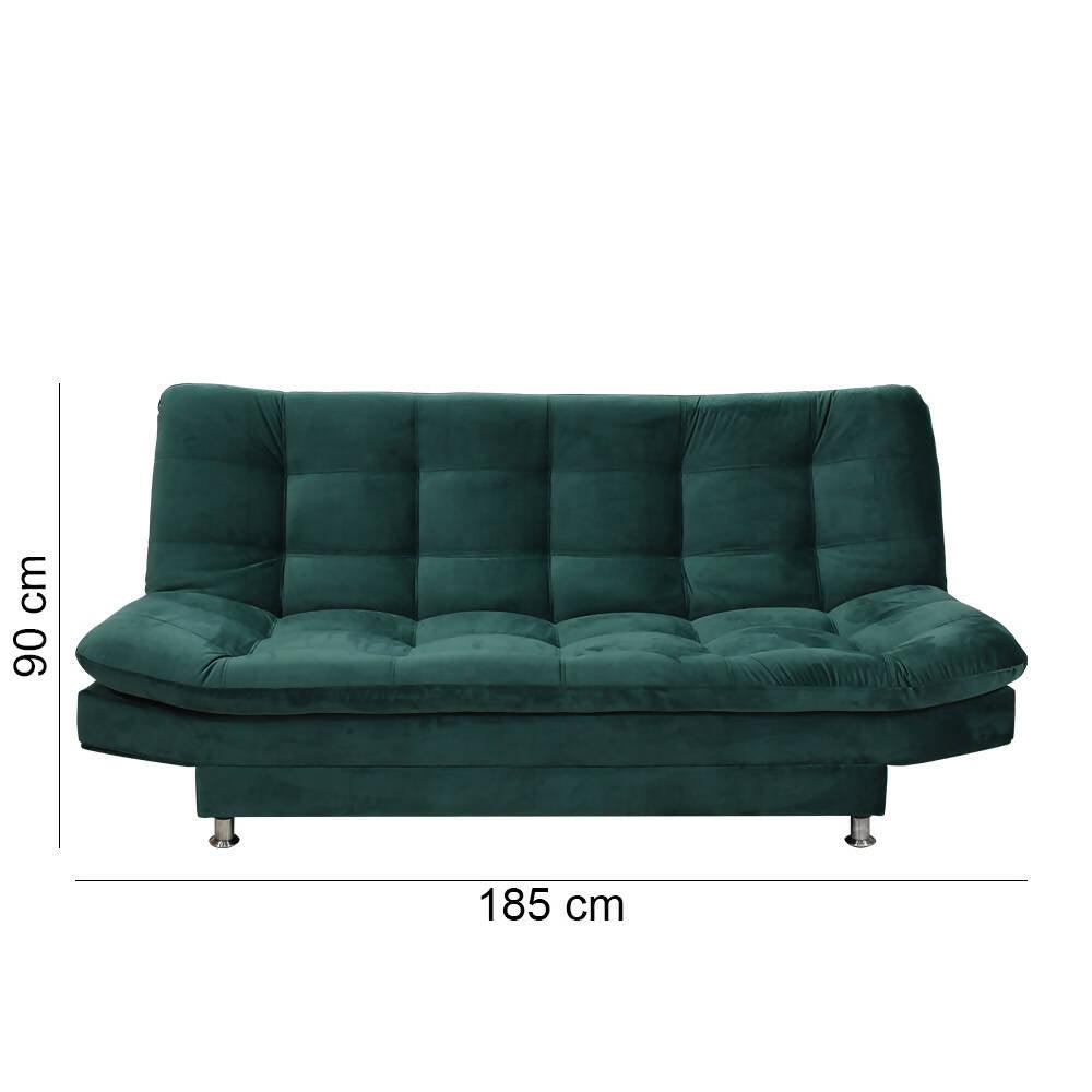 Sala moltochic verde poliéster - VIRTUAL MUEBLES