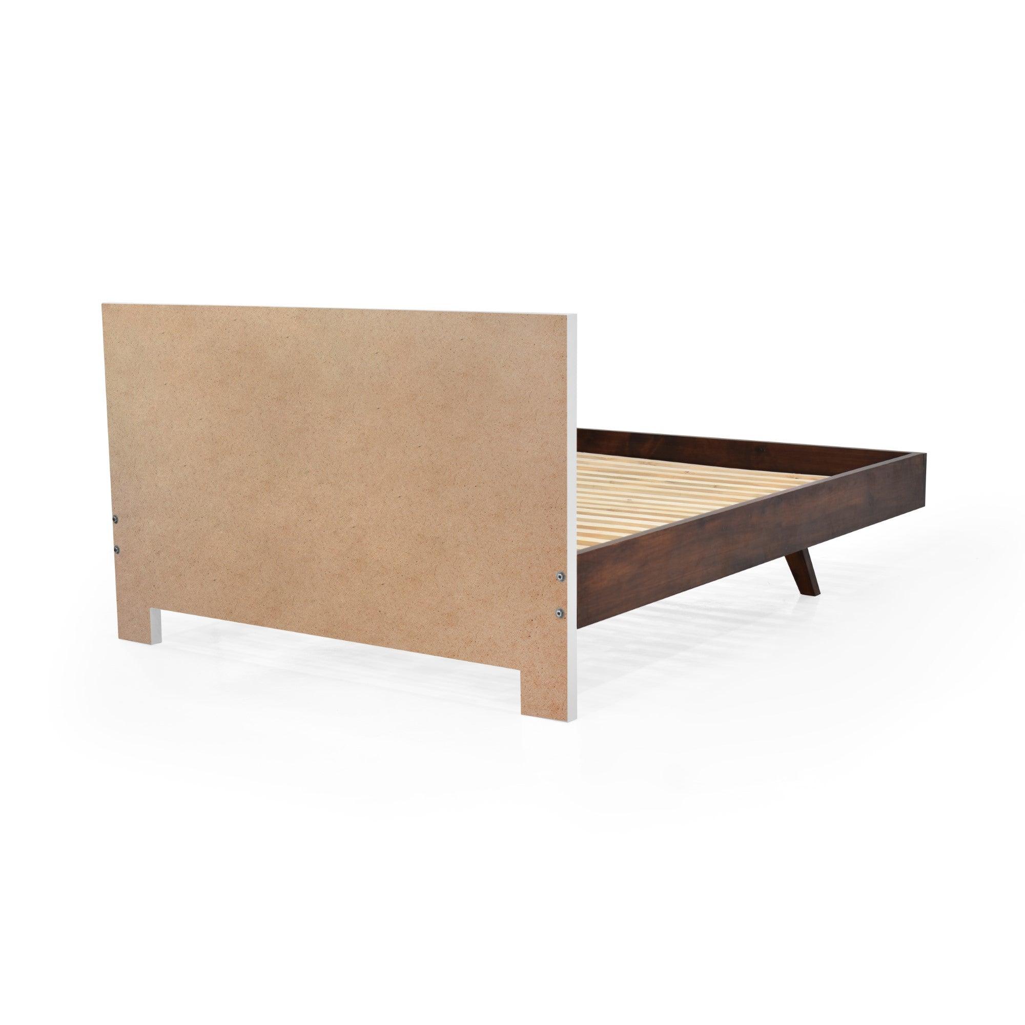 Cama Lanus Doble 146 cm x 196 cm - Blanco - VIRTUAL MUEBLES