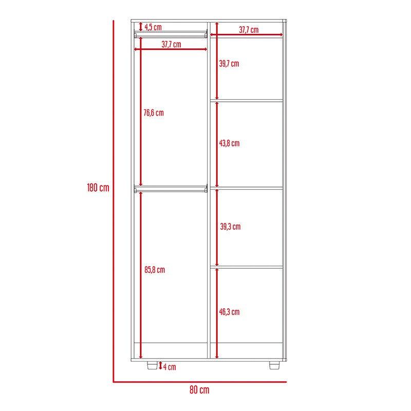 Combo Pirineo, incluye Mesa para TV y Closet.