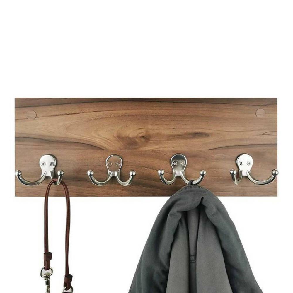 Perchero de Pared 4 Ganchos Dobles Amareto - VIRTUAL MUEBLES