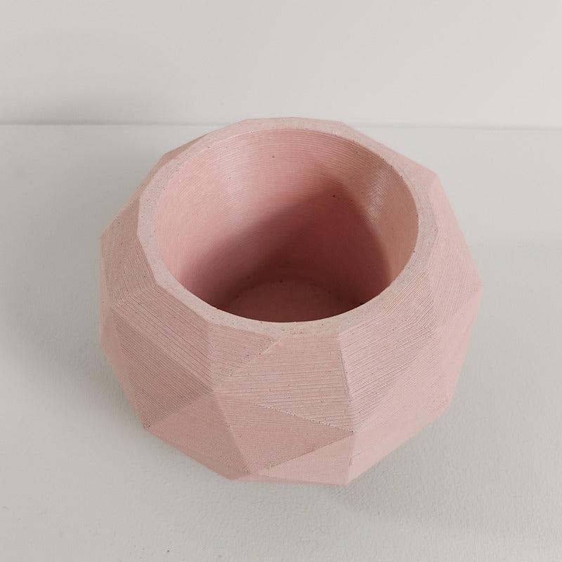 Matera Laia de Cemento 7.5x6.5 cm Palo de Rosa - VIRTUAL MUEBLES