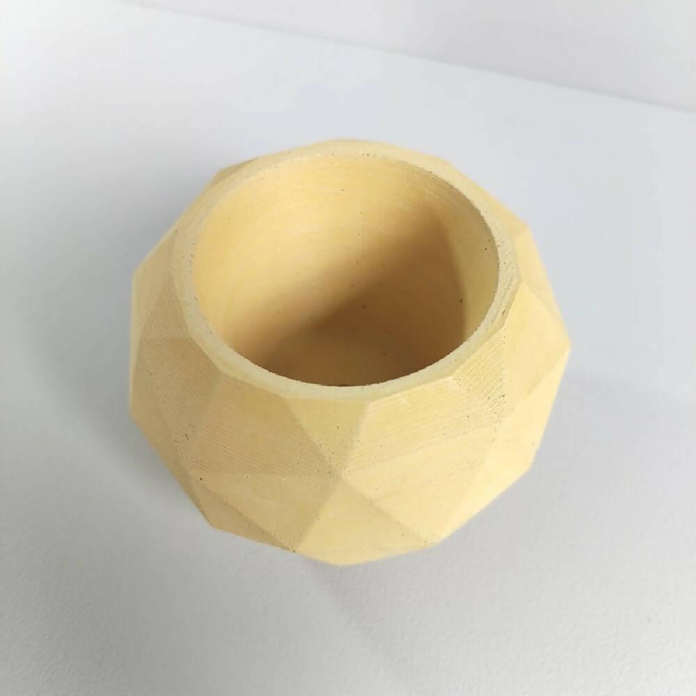 Matera Laia de Cemento 7.5x6.5 cm Amarillo - VIRTUAL MUEBLES