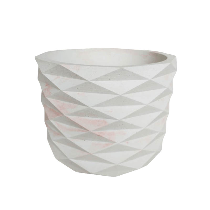 Matera Carlota Petty de Cemento 12.5x15 cm Marmól Rosa - VIRTUAL MUEBLES