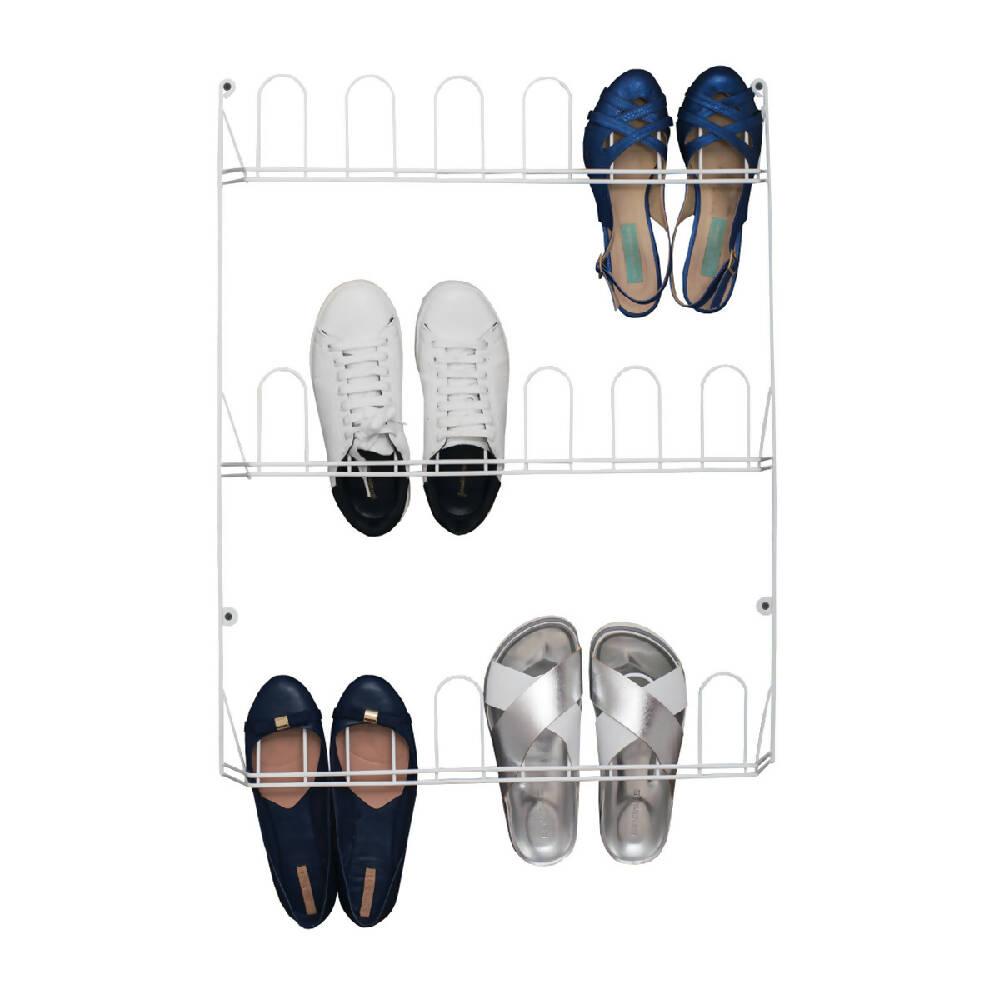 Zapatero pared 9 pares blanco - VIRTUAL MUEBLES