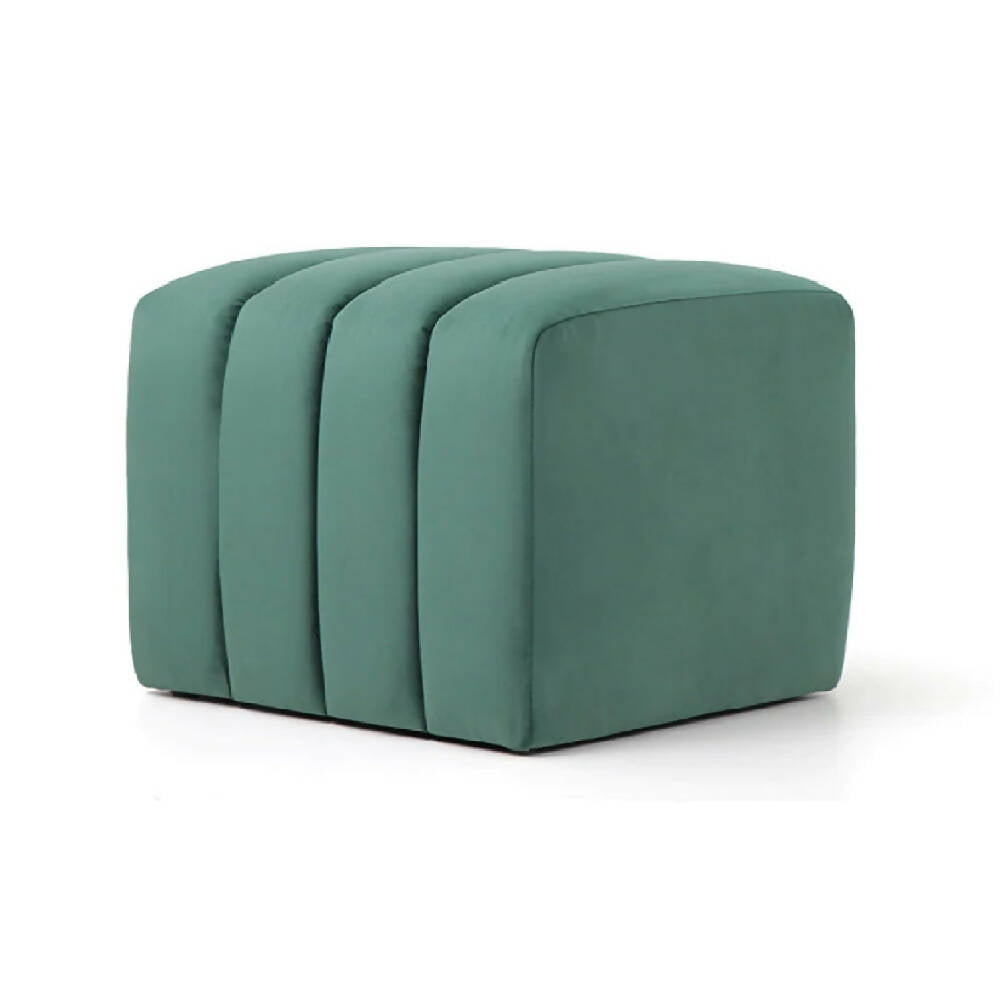 Puff Auxiliar Boston 55x55 - Esmeralda