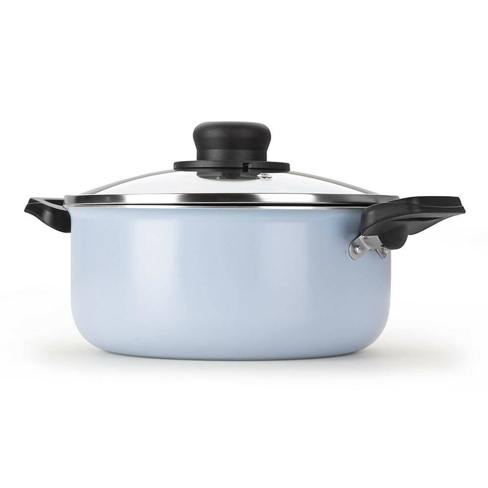 Olla con Tapa Blue 24 cm Azul Celeste - VIRTUAL MUEBLES