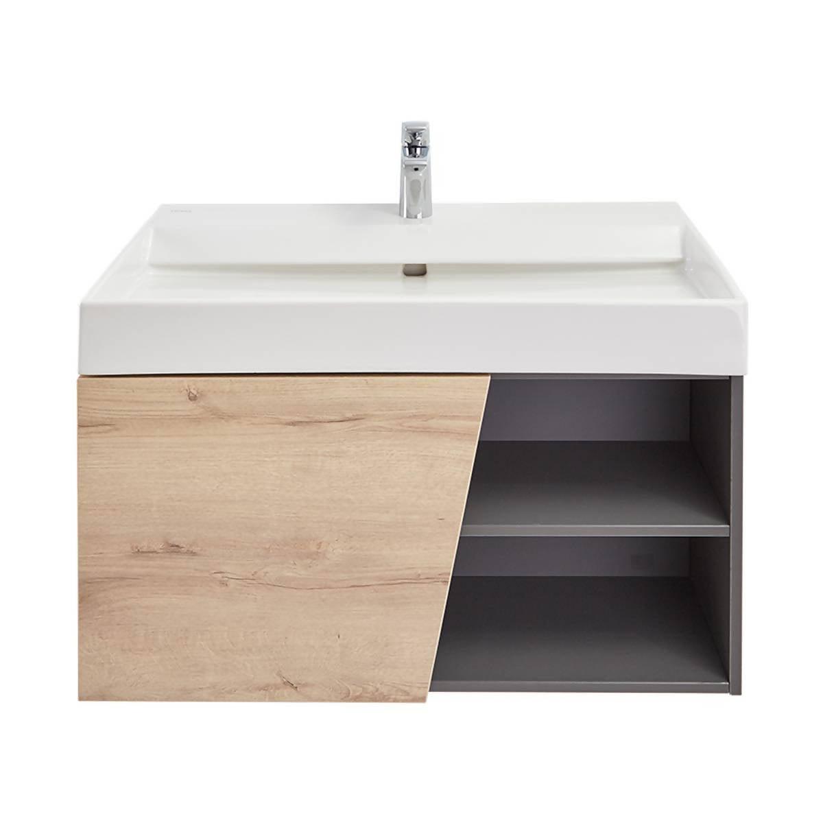 Mueble Corona Fussion Vital 80 Cm Con Lavamanos - VIRTUAL MUEBLES