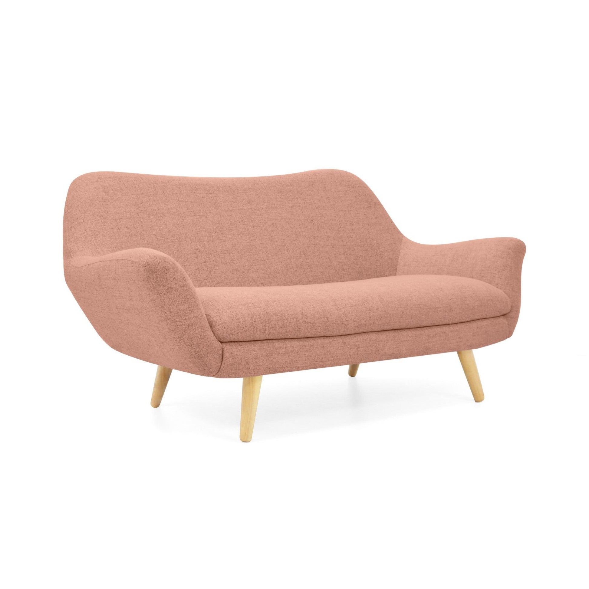 Sofa Cannes Tela Poliester Salmon - VIRTUAL MUEBLES