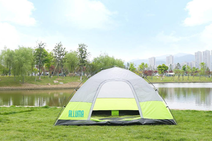Carpa Camping Para 6 Personas Con Sobrecarpa Acampar Alluma - VIRTUAL MUEBLES