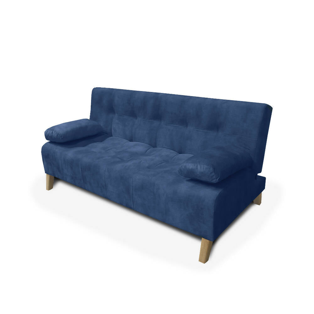 Sofa cama 3 Posiciones Leroy Tela Azul