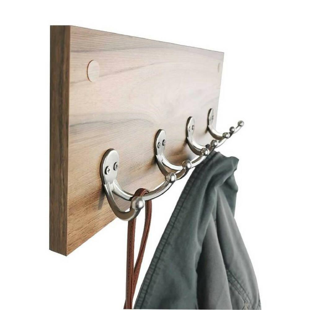 Perchero de Pared 4 Ganchos Dobles Amareto - VIRTUAL MUEBLES