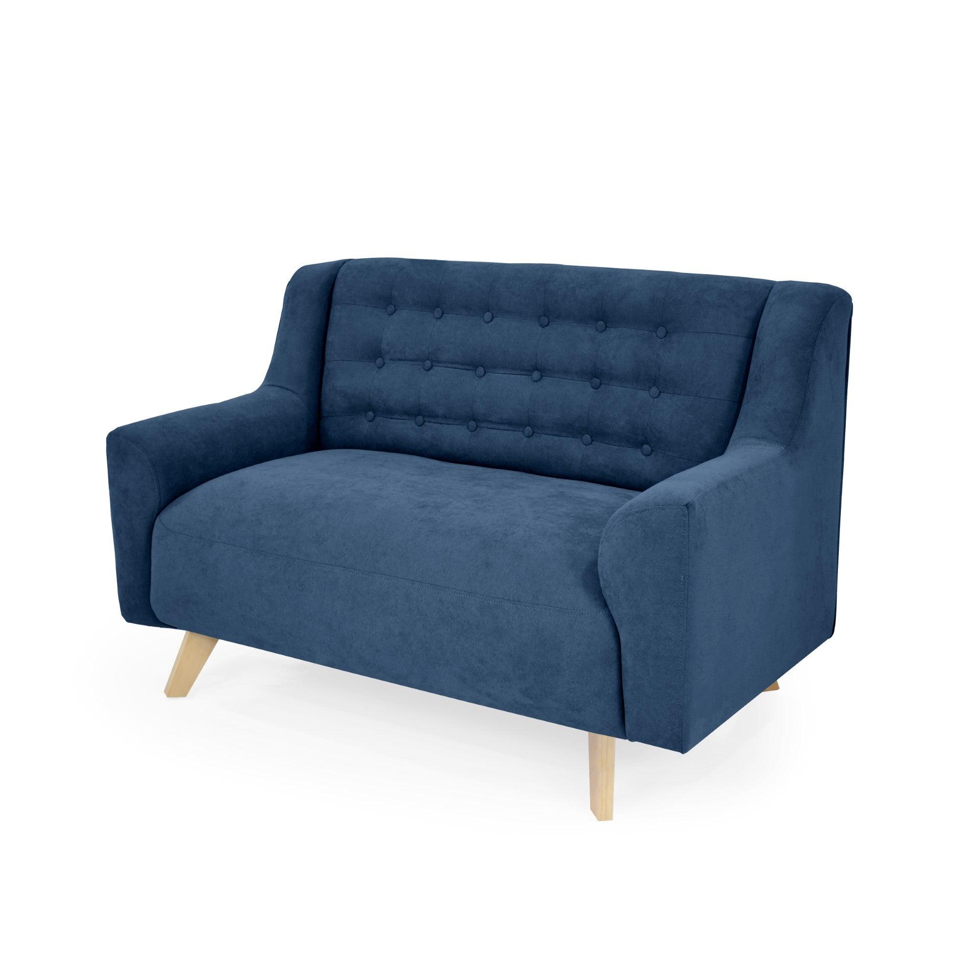Sofa 2 Puestos Marruecos Tela Indigo - VIRTUAL MUEBLES