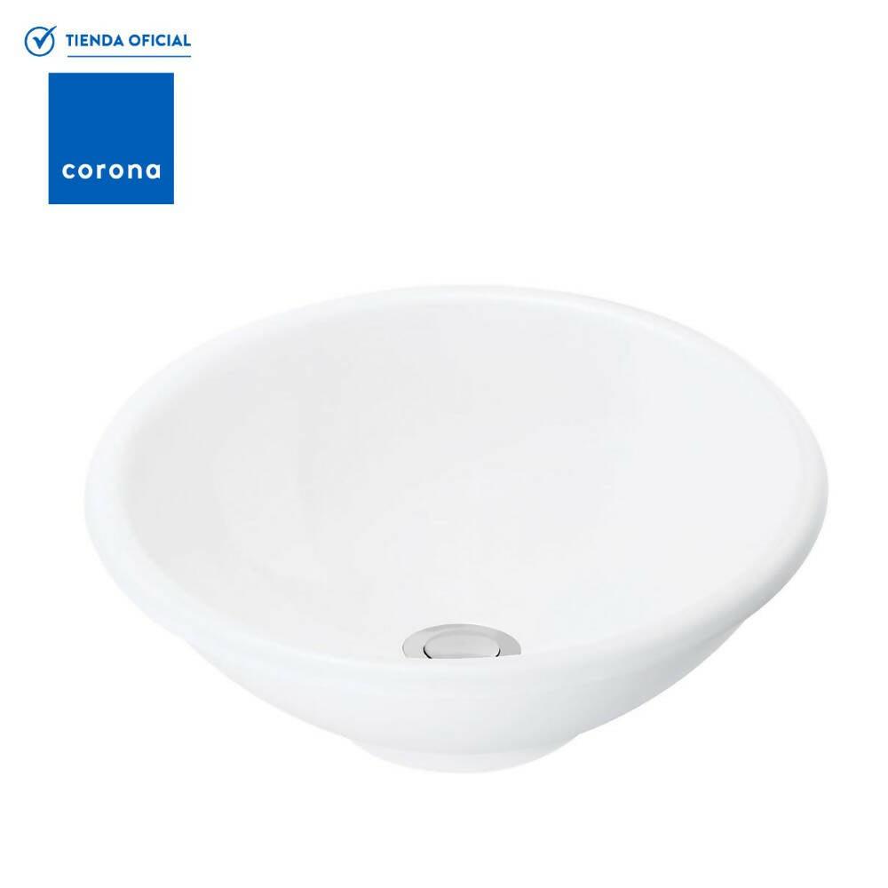 Lavamanos Corona Manantial Duo Sobreponer Blanco - VIRTUAL MUEBLES