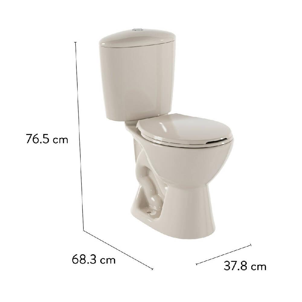 Sanitario Corona Manantial Pro Redondo Bone - VIRTUAL MUEBLES