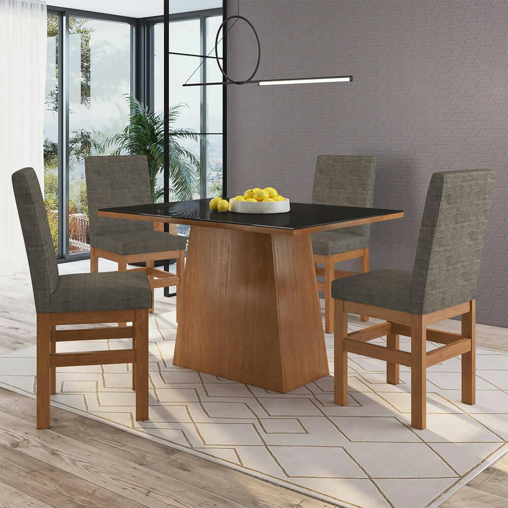 Comedor Toledo 4 Puestos - VIRTUAL MUEBLES