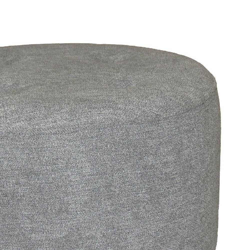 Puff Redondo 4 Patas (40x40x40) Gris falcon