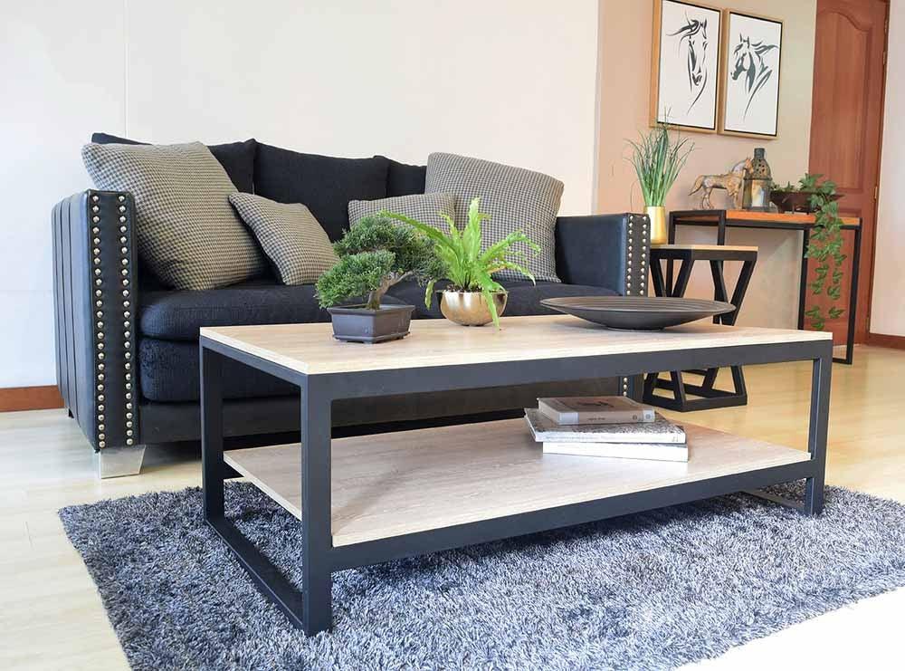 Mesa Centro Dakota Clara - VIRTUAL MUEBLES