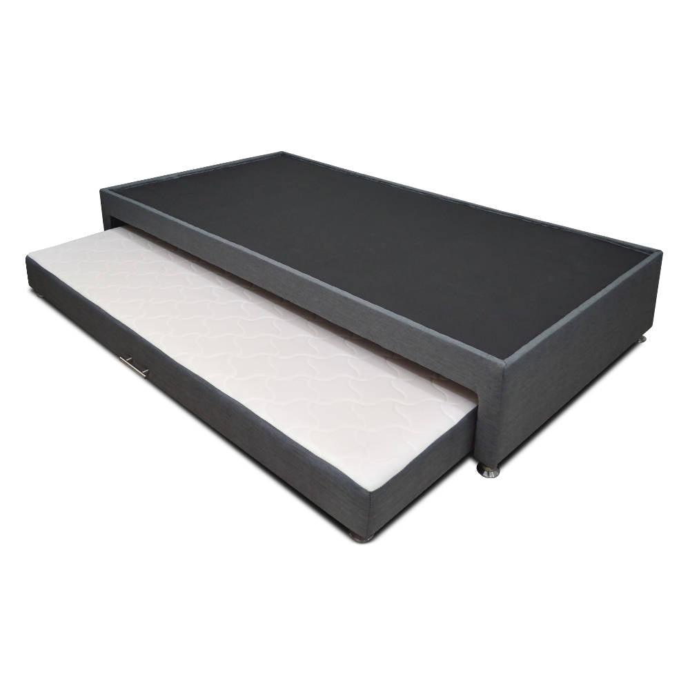 Cama Tarima Dreamer Tela Gris 120X190 Cms - VIRTUAL MUEBLES