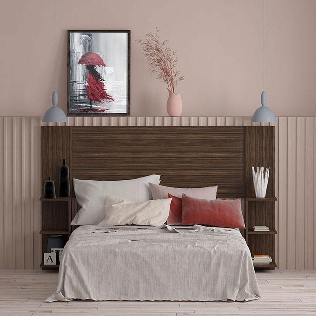 Cabecera doble phoenix nogal - VIRTUAL MUEBLES