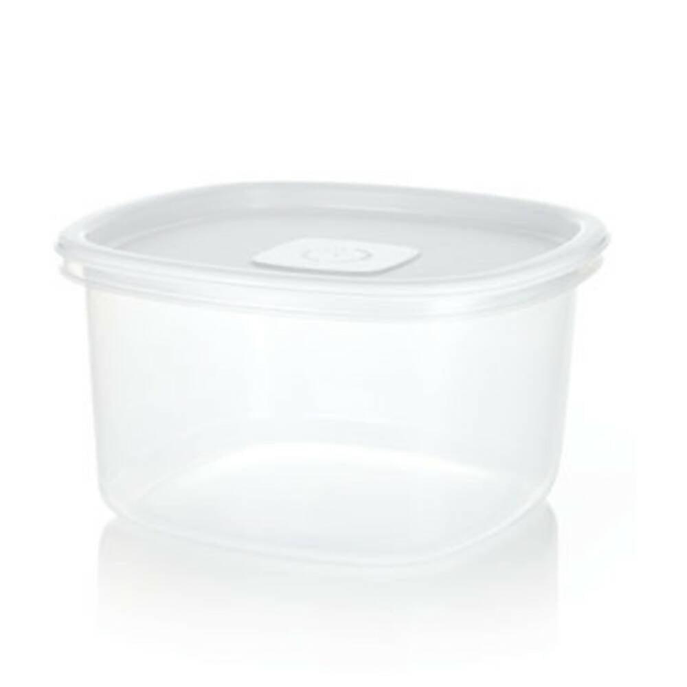Recipiente Plus Cuadrado 1.5L Blanco - VIRTUAL MUEBLES