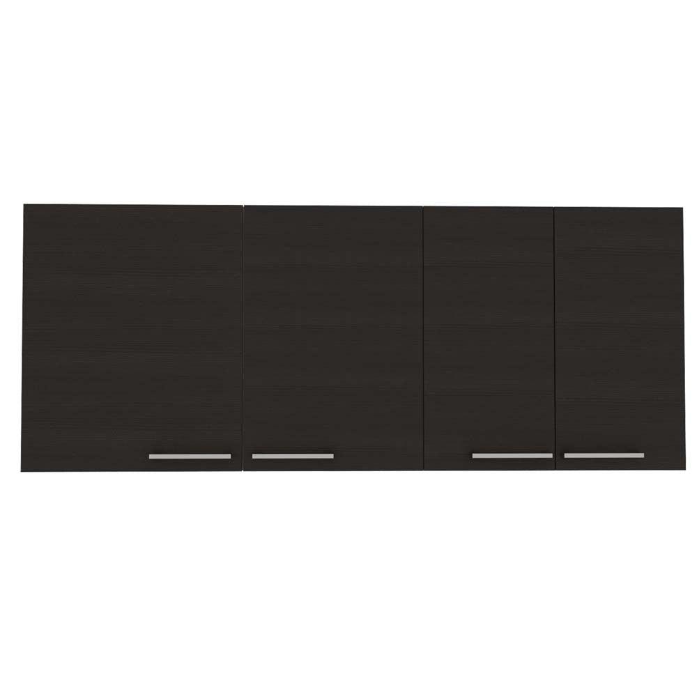 Gabinete Superior Ursa color Blanco y Wengue para Cocina.