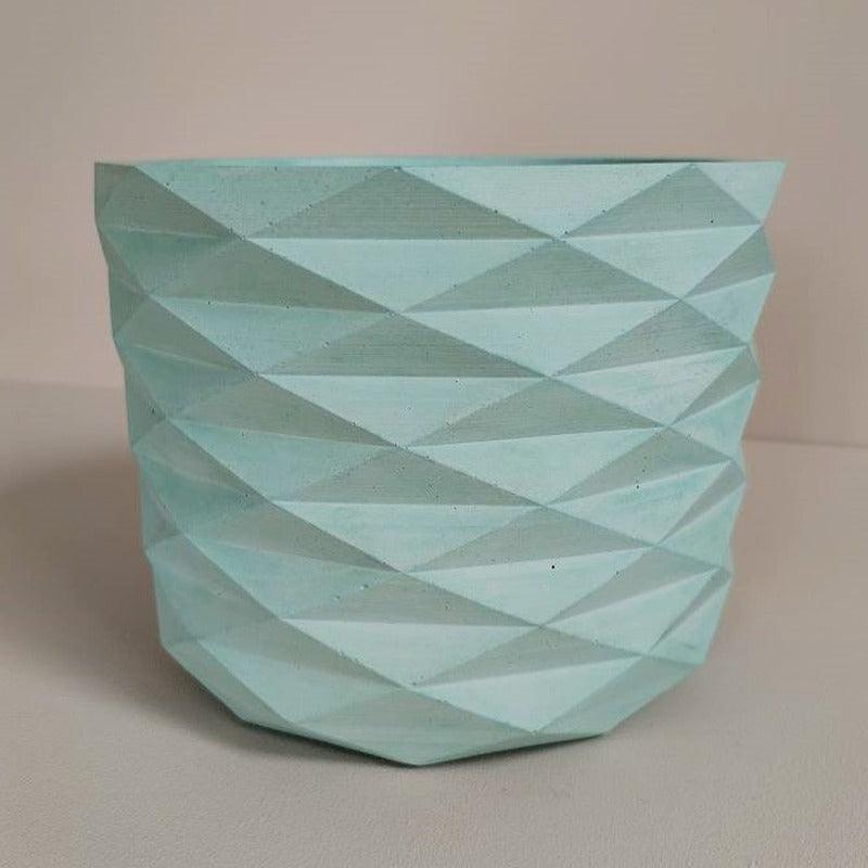 Matera Carlota Petty de Cemento 12.5x15 cm Aguamarina - VIRTUAL MUEBLES