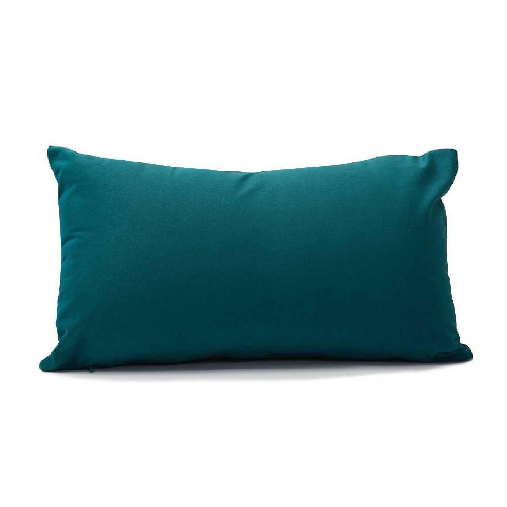 Funda para Cojin Almohada Tela 70x50 Azul petroleo