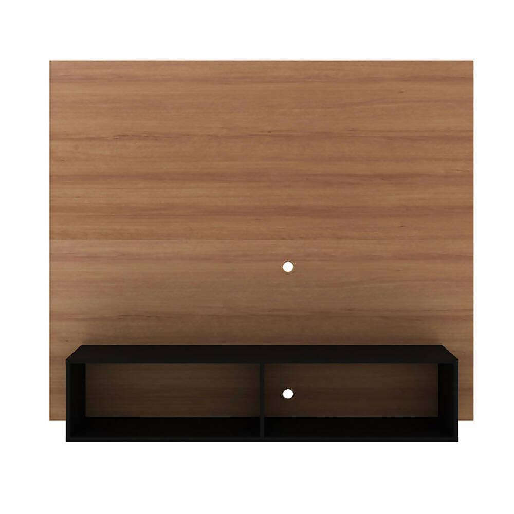Panel Para Tv Esperanza Almendra/Negro - VIRTUAL MUEBLES