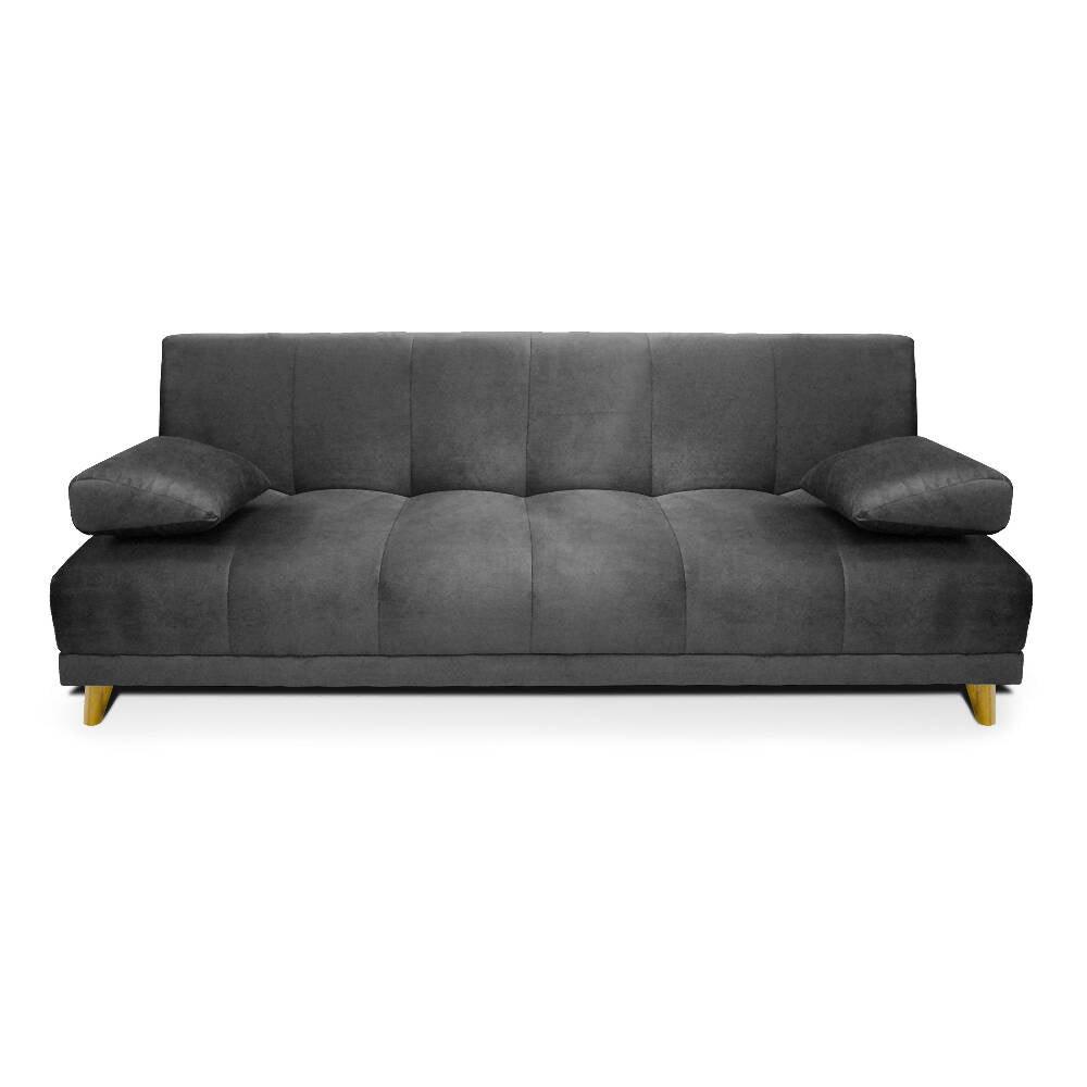 Sofacama Sabath 3 Posiciones Tela Gris - VIRTUAL MUEBLES