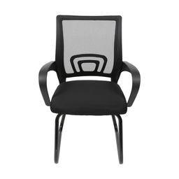 Kit Por 2 Silla Para Oficina Escritorio Interlocutora Fija OR-3310 - Negro - VIRTUAL MUEBLES