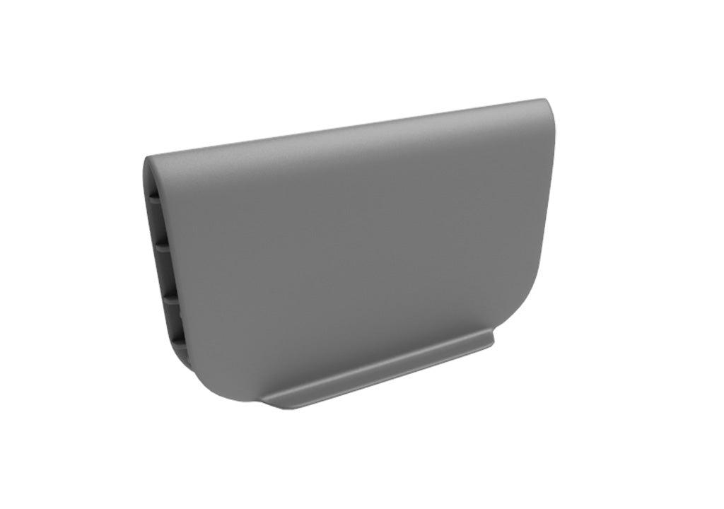Cubertero regulable plástico gris antracita 420x330-530mm - Madecentro