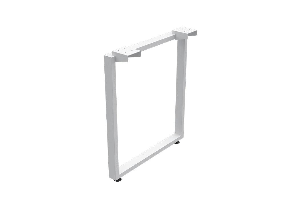 Pedestal forma □ de 600 mm de ancho para 700 mm de altura - blanco mate - VIRTUAL MUEBLES