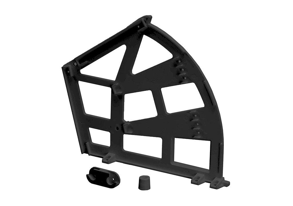 Zapatero de plástico de 3 capas, negro - VIRTUAL MUEBLES