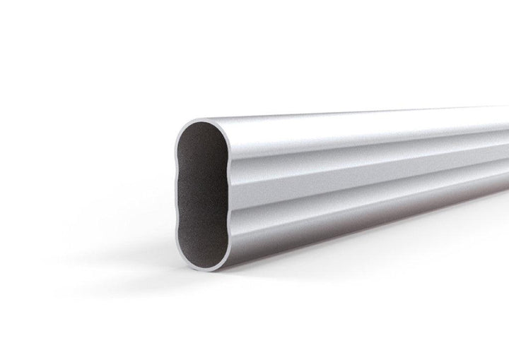 Tubo aluminio ovalado x 3m - VIRTUAL MUEBLES