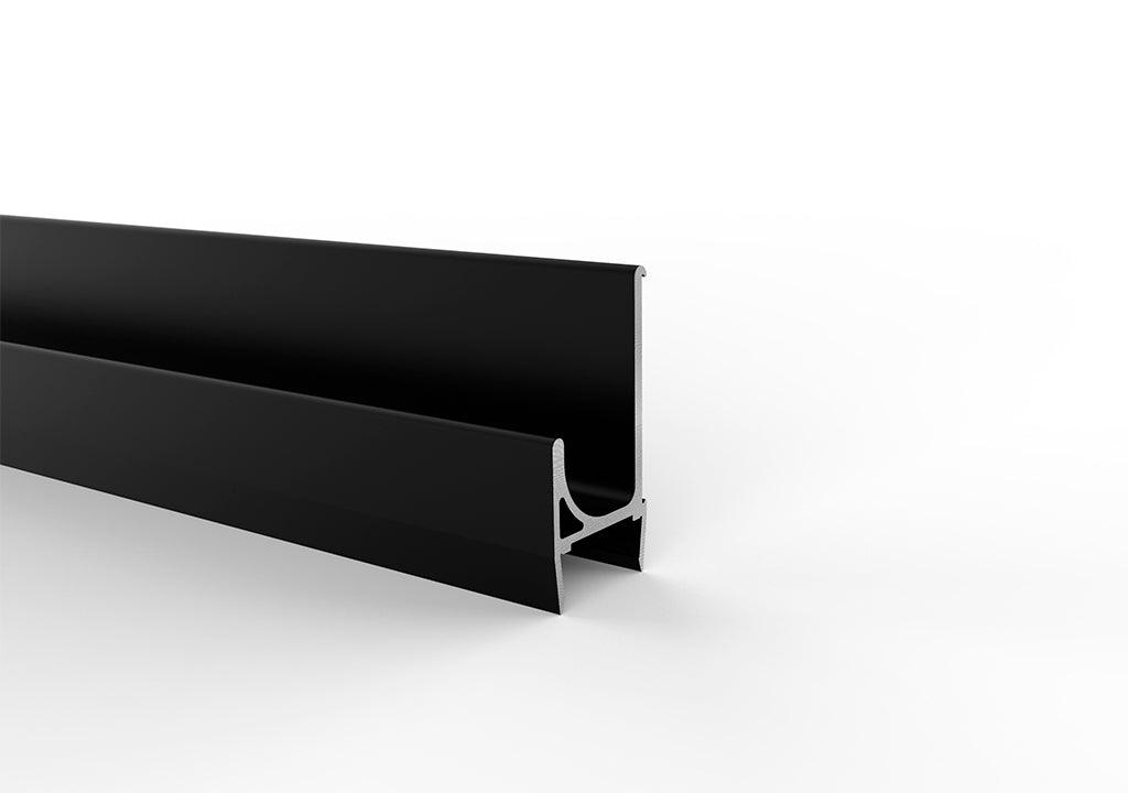 Perfil manija h chaflan para tableo 15mm - VIRTUAL MUEBLES