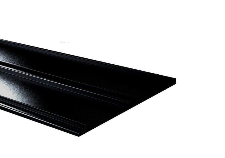 Perfil zócalo aluminio negro 100mm x 3m - VIRTUAL MUEBLES