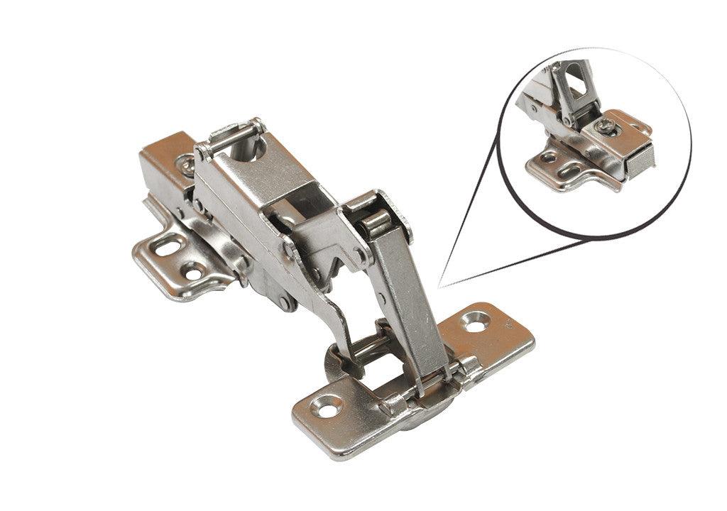 Bisagra 163 parche esquinera 165° clip-on cierre lento 4h - VIRTUAL MUEBLES