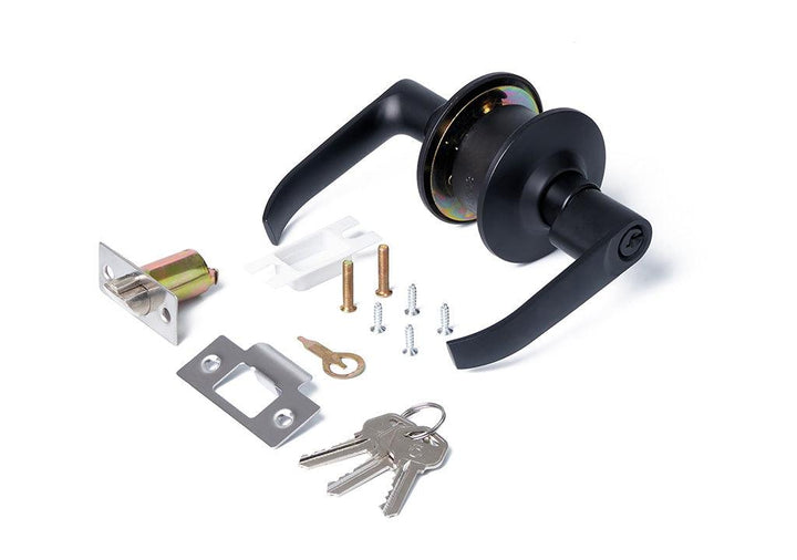 Chapa 700 palanca alcoba negra - VIRTUAL MUEBLES