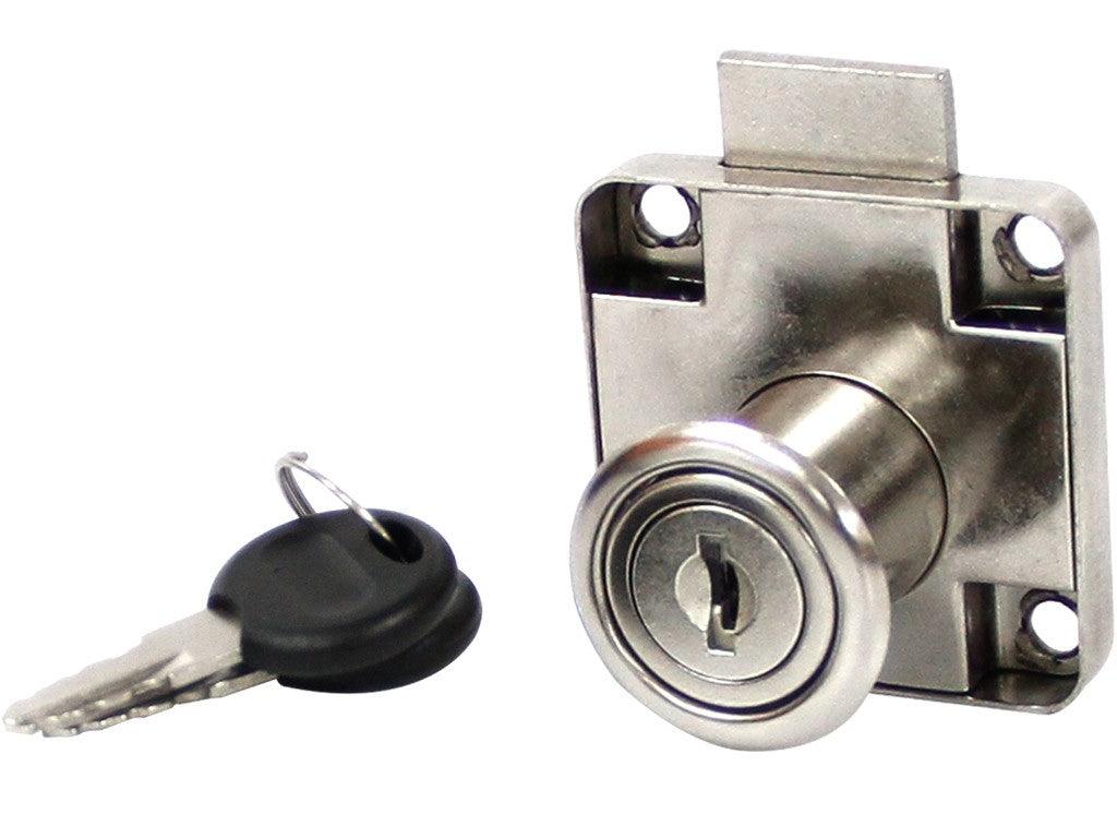 Chapa 137 para mueble 19 x 22 mm satín níquel - VIRTUAL MUEBLES
