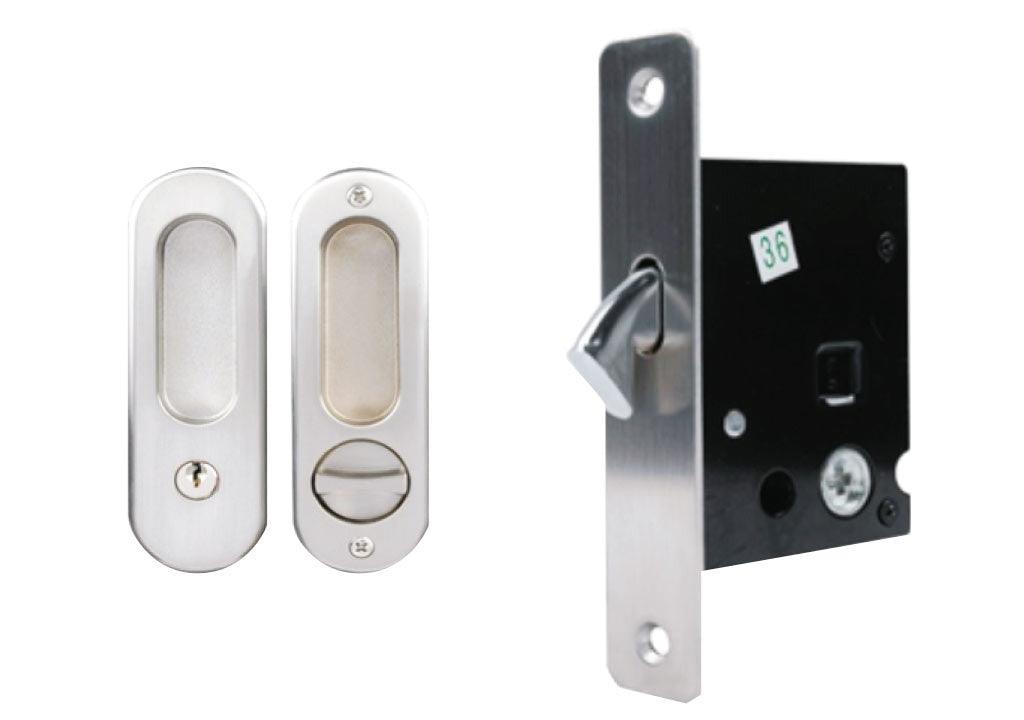 Chapa 001 para puerta corrediza closet - VIRTUAL MUEBLES