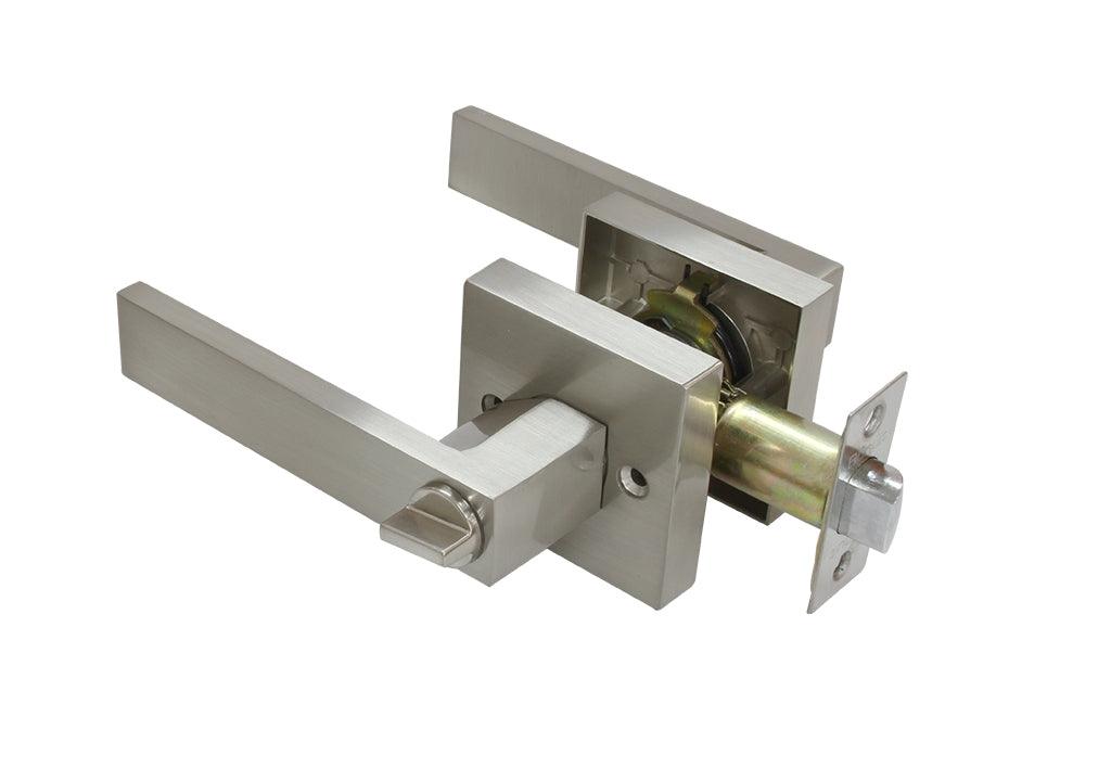 Chapa 596 palanca cuadrada tubular baño - VIRTUAL MUEBLES