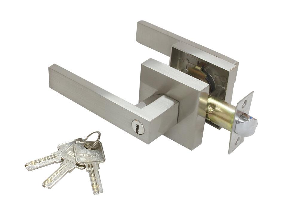 Chapa 596 palanca cuadrada tubular baño - VIRTUAL MUEBLES