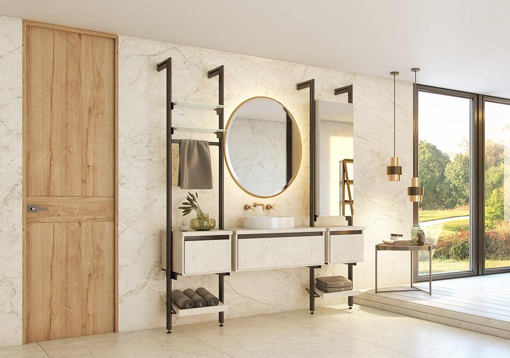Chapa 598 palanca cuadrada tubular alcoba negra - VIRTUAL MUEBLES