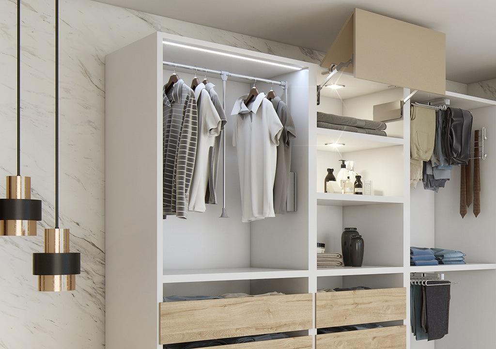 Elevador para clóset - VIRTUAL MUEBLES