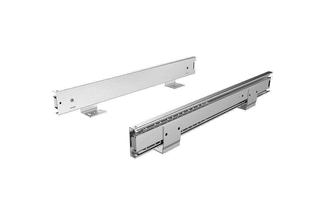 Riel para canastas full extensión sencillo montaje al piso - VIRTUAL MUEBLES
