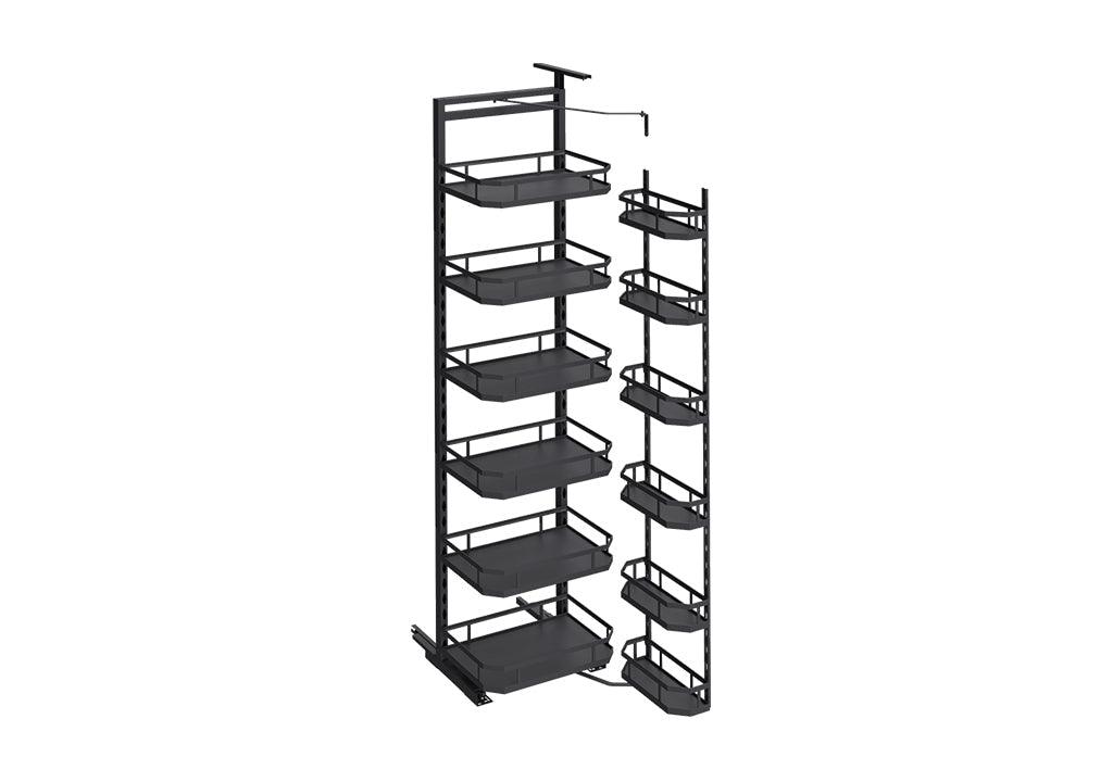 Torre alacena abatible 6 niveles 12 canastas - VIRTUAL MUEBLES