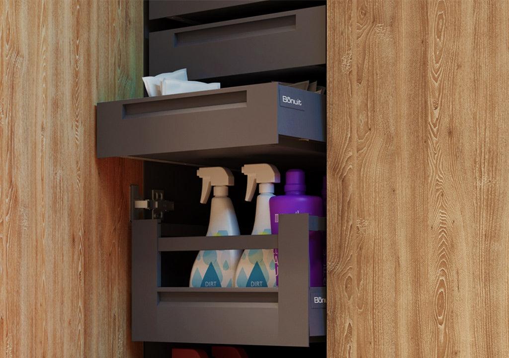Frontal bajo gris antracita 600mm para bonuit max bajo - VIRTUAL MUEBLES