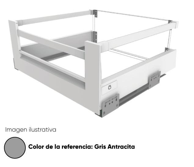 Frontal alto gris antracita 600mm para bonuit max bajo - VIRTUAL MUEBLES